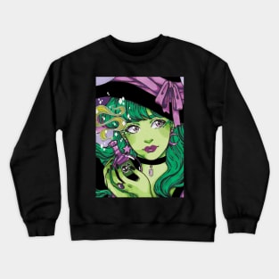 Witchy Halloween Crewneck Sweatshirt